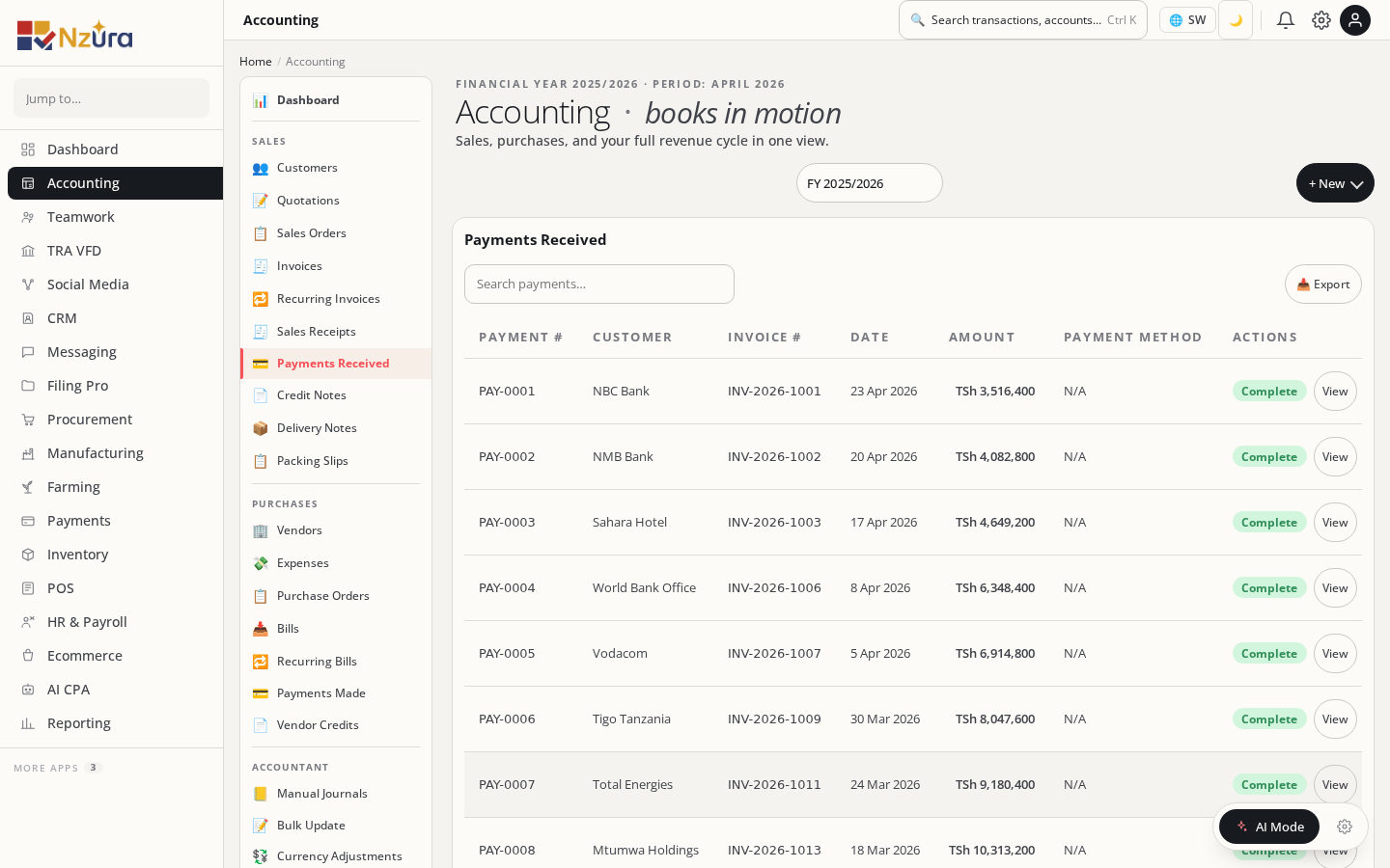 Accounting bank reconciliation